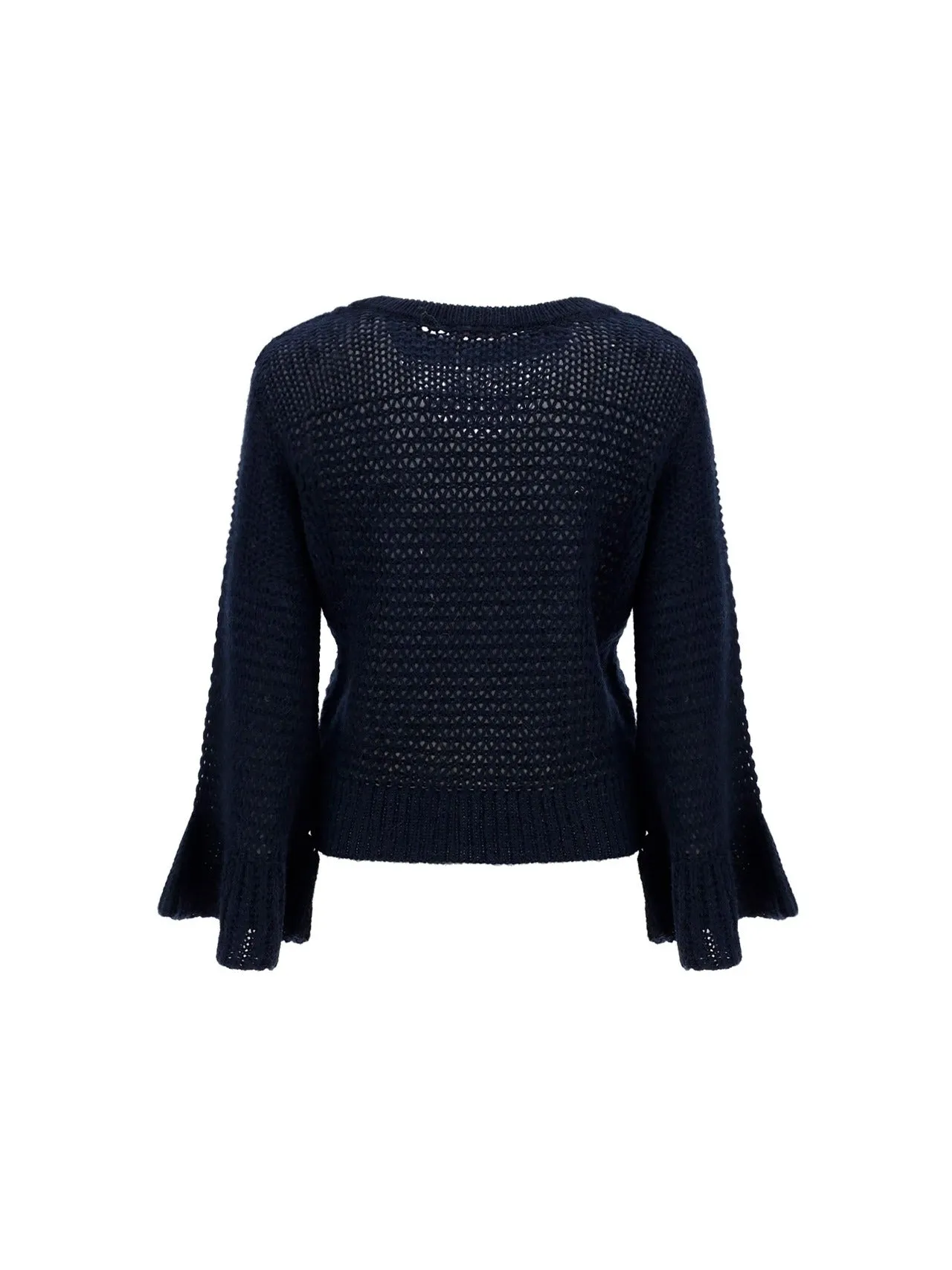 See By Chlo Bell Sleeved Cropped Sweater