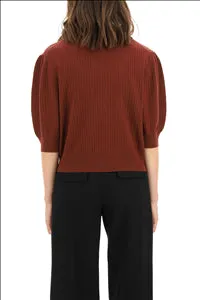 See By Chlo Puff-Sleeve Knitted Sweater