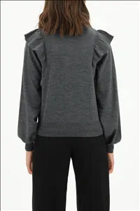See By Chlo Ruffled Knit Jumper