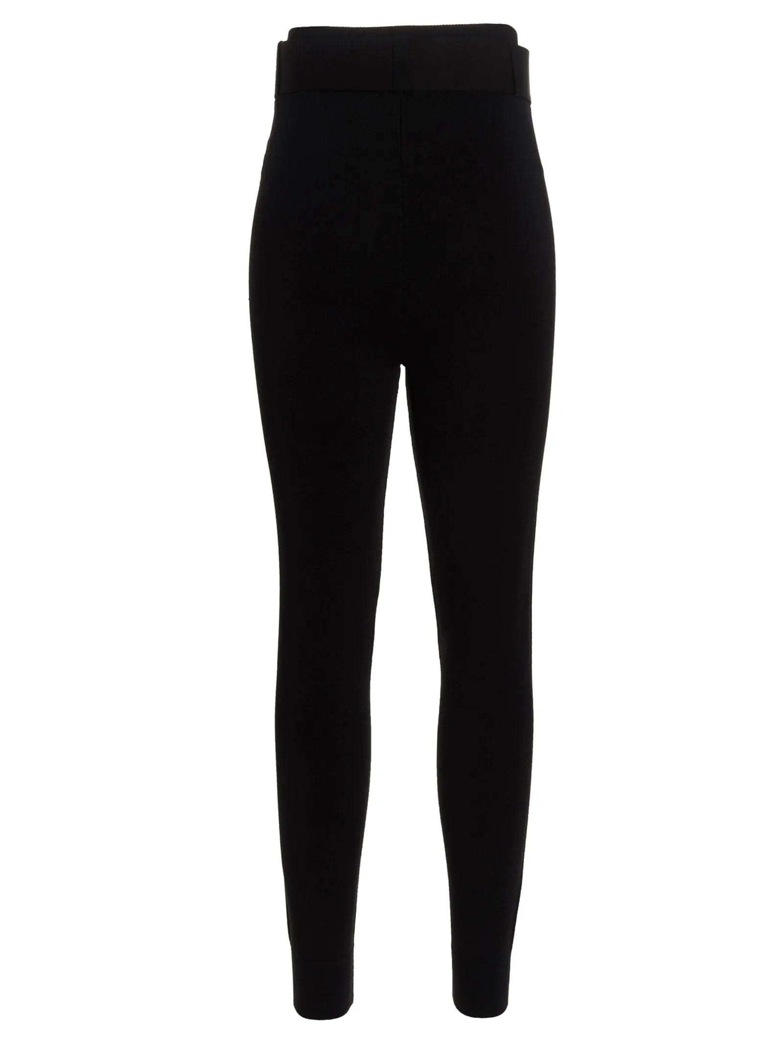 Self-Portrait Belted Tapered Pants