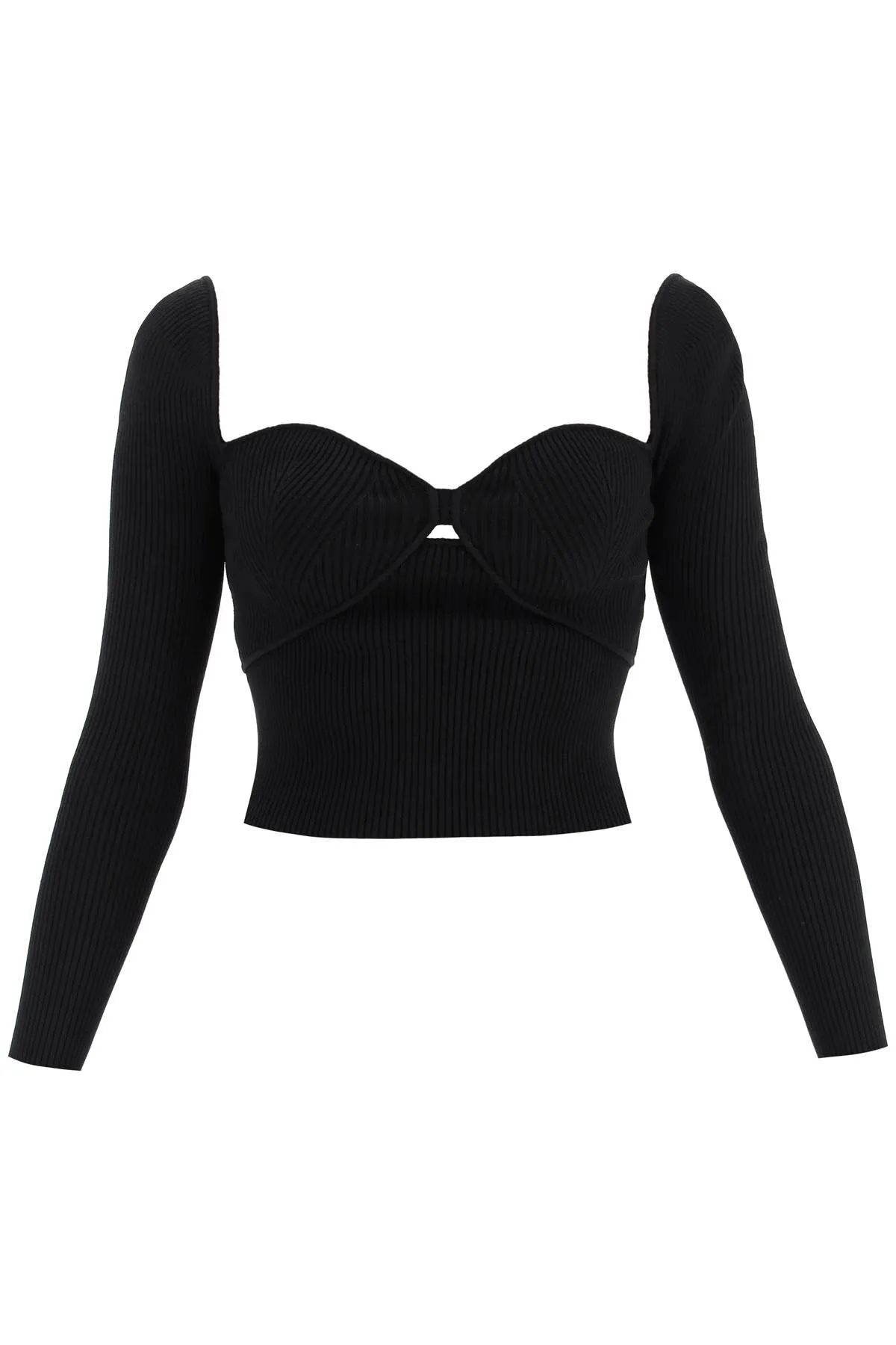 Self-Portrait Knit Rib Top