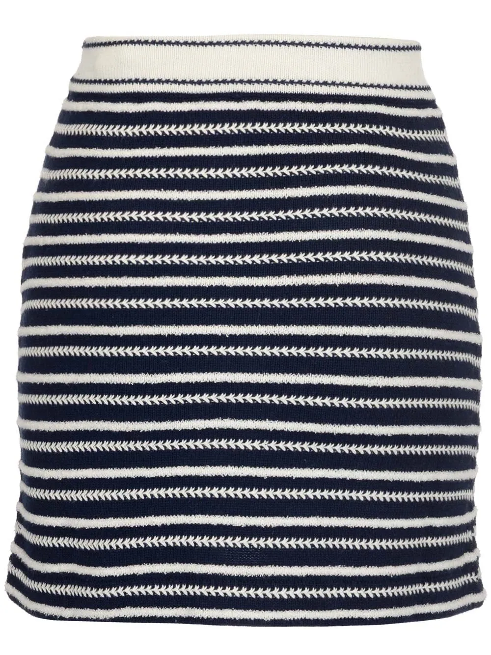 Self-Portrait Rope Knit Mini Skirt