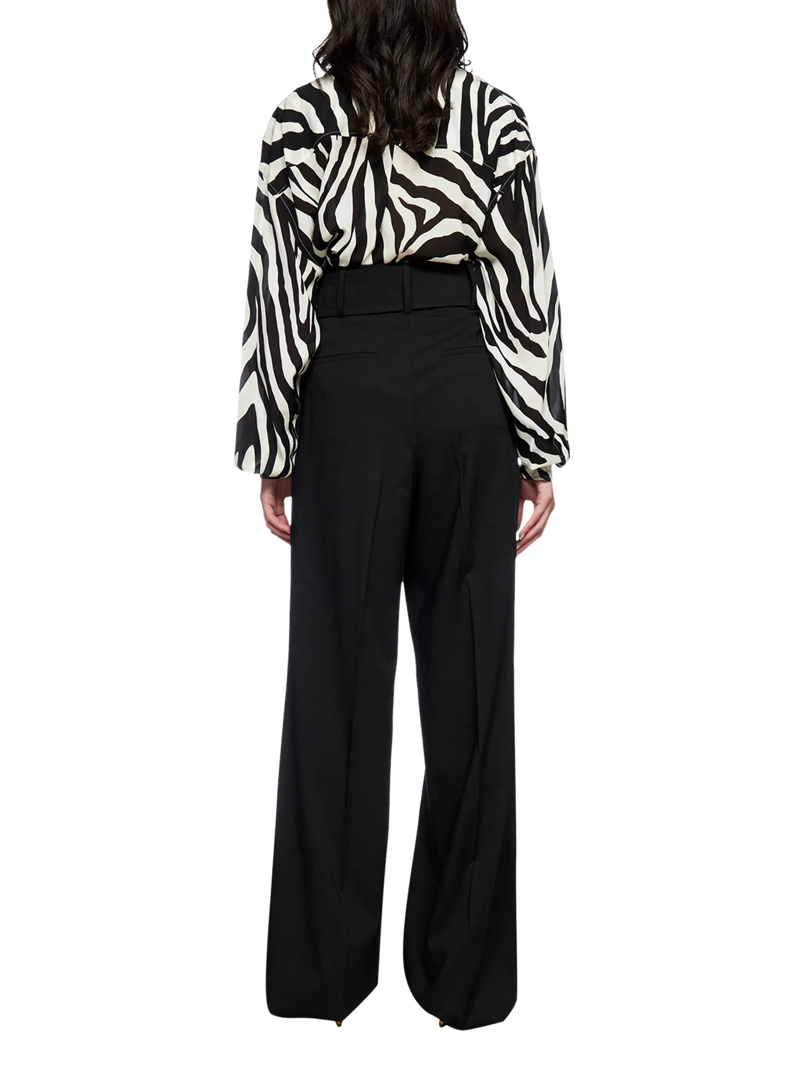 Sportmax Belted Palazzo Trousers