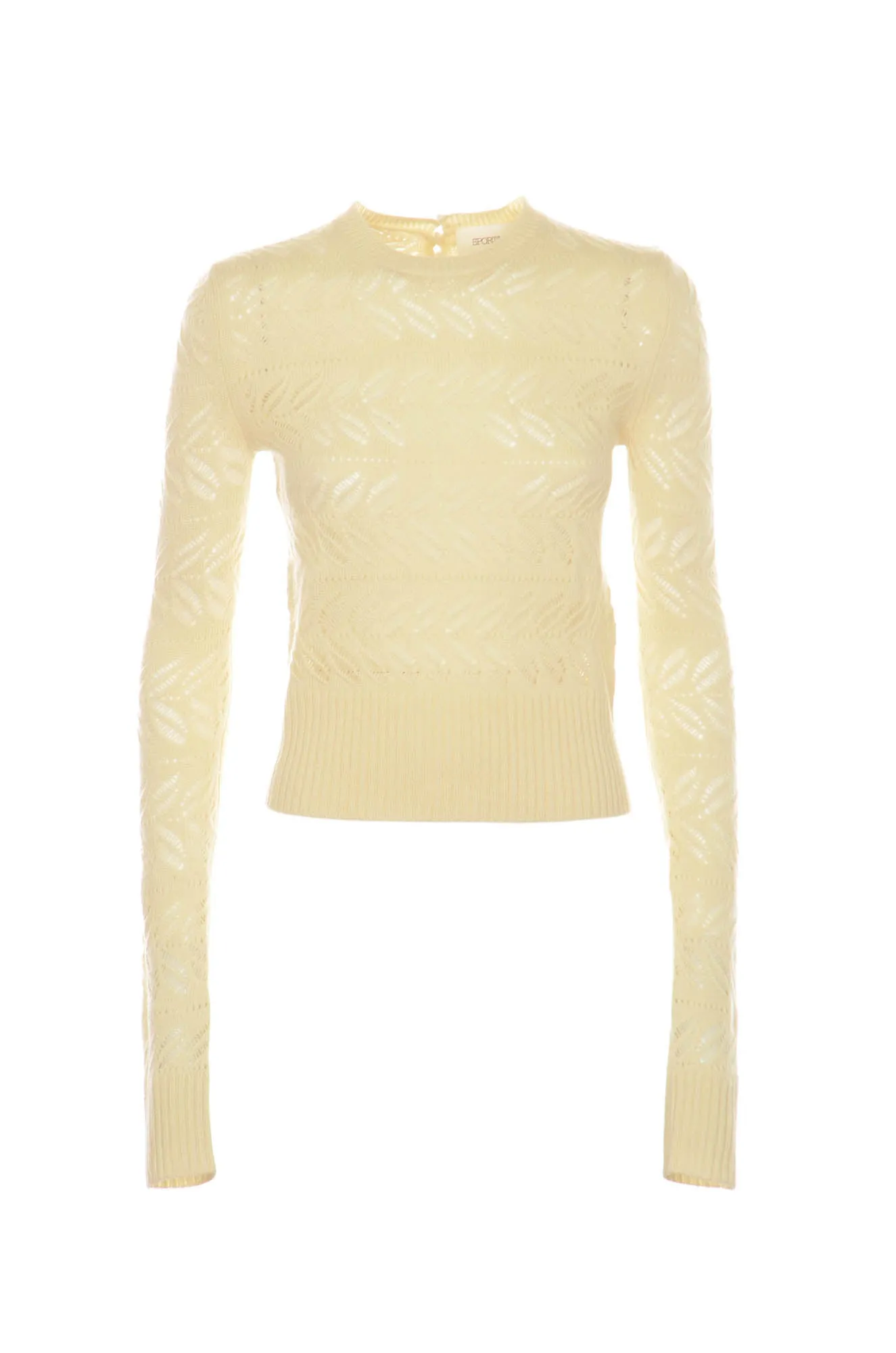 Sportmax Crewneck Open-Knit Sweater