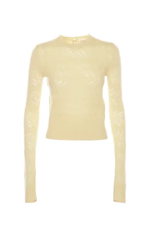 Sportmax Crewneck Open-Knit Sweater