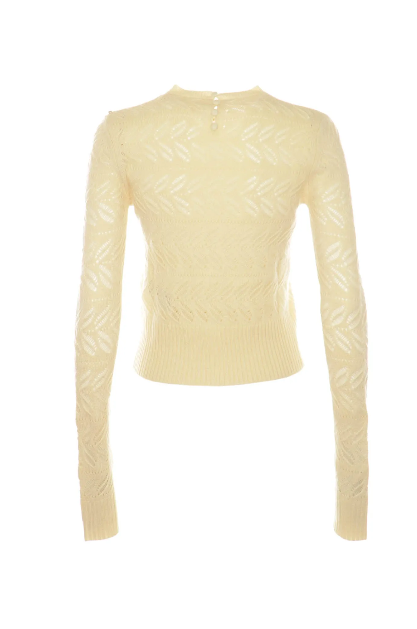 Sportmax Crewneck Open-Knit Sweater