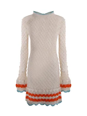 Sportmax Crochet-Knit Mini Dress