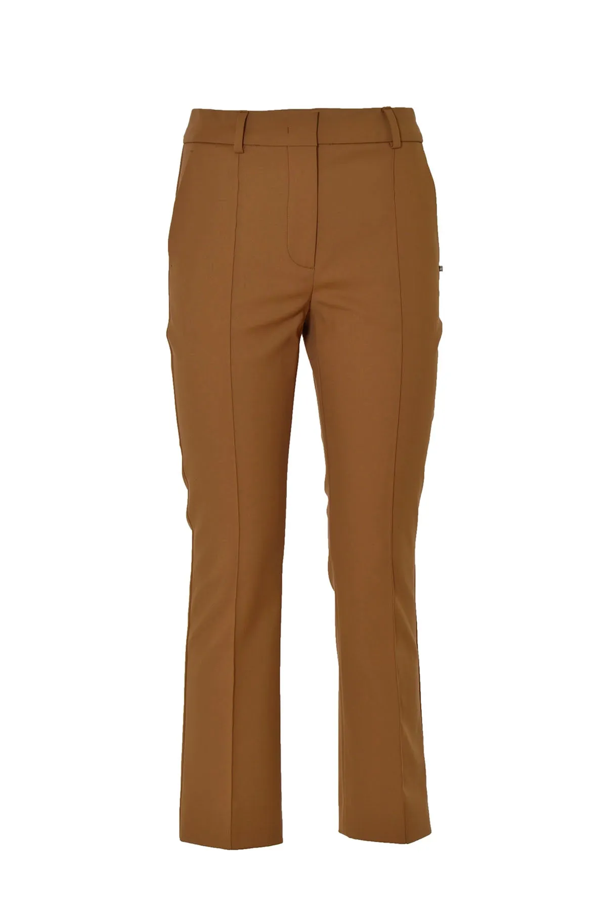 Sportmax Mid-Rise Flared Cropped Pants