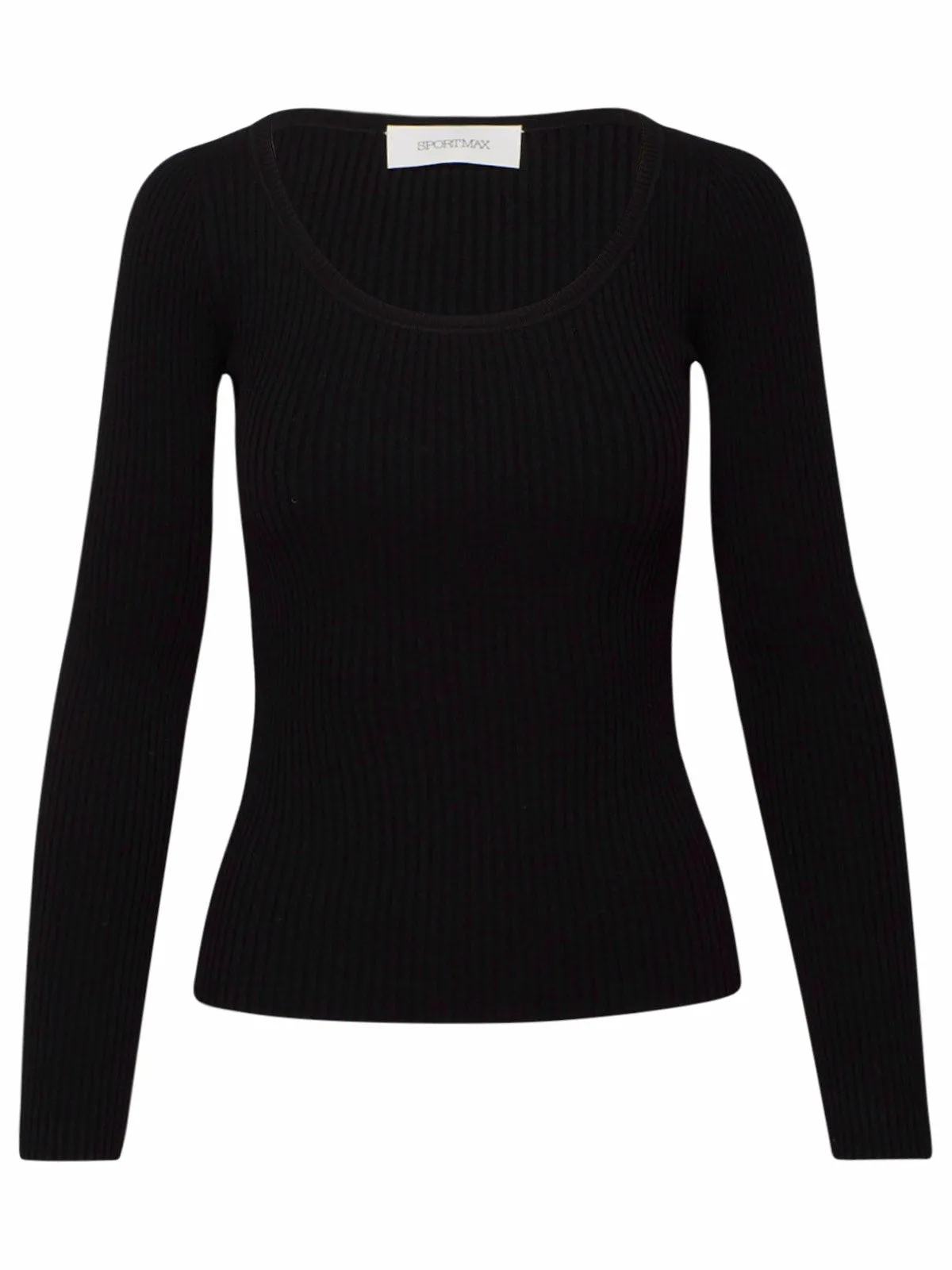 Sportmax Ribbed U-Neck Sweater