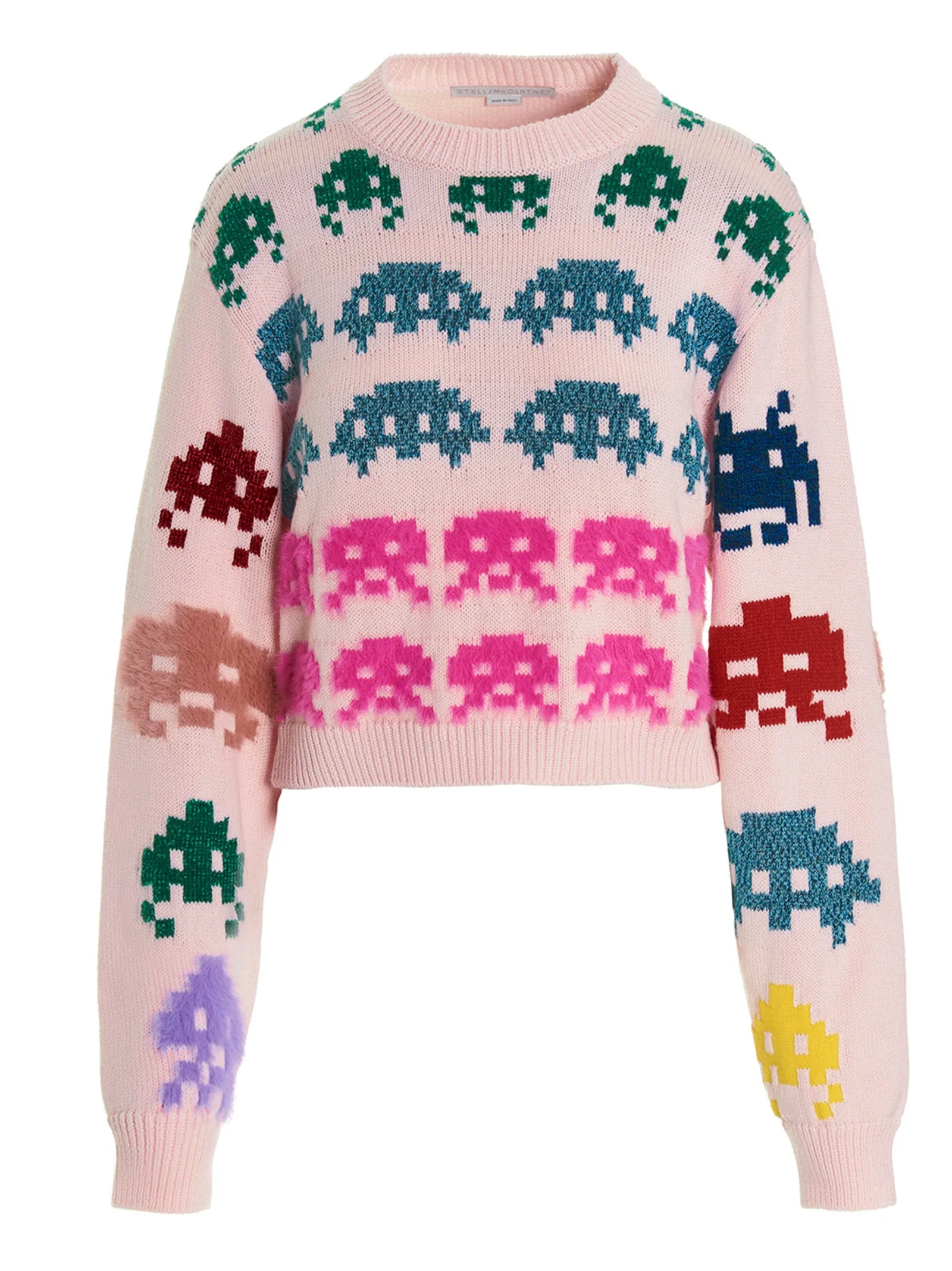 Stella McCartney Gamer Cropped Knit Sweater