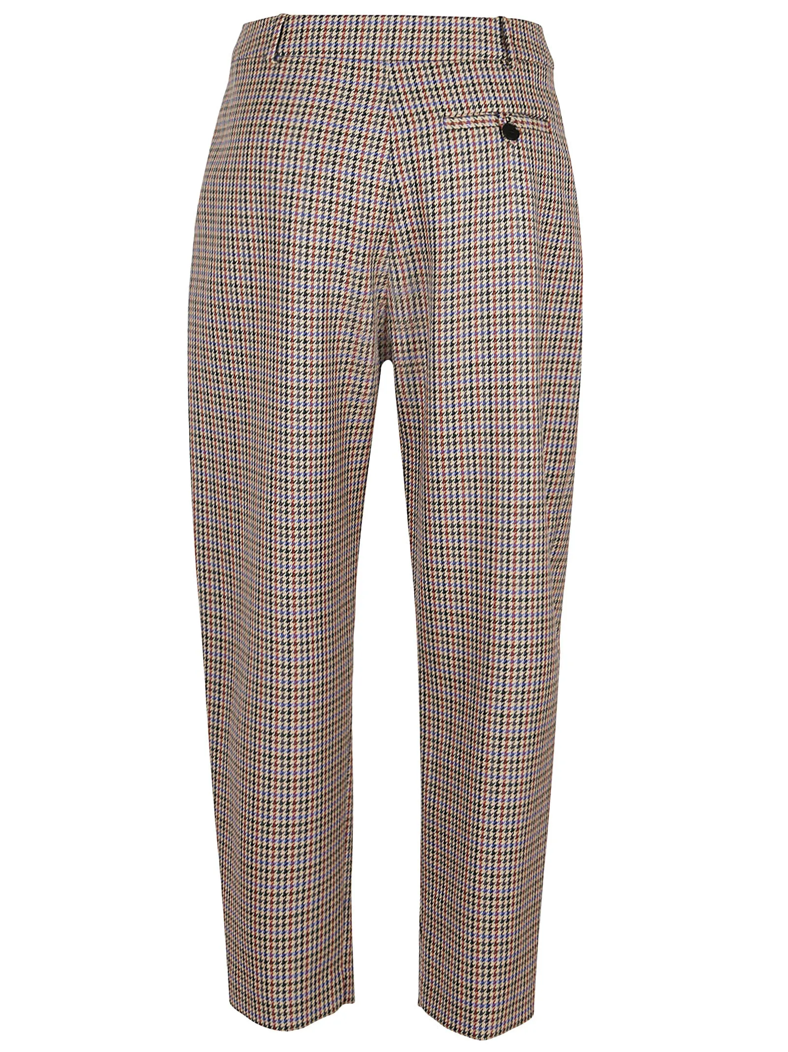 Stella McCartney Houndstooth Patterned Cropped Pants