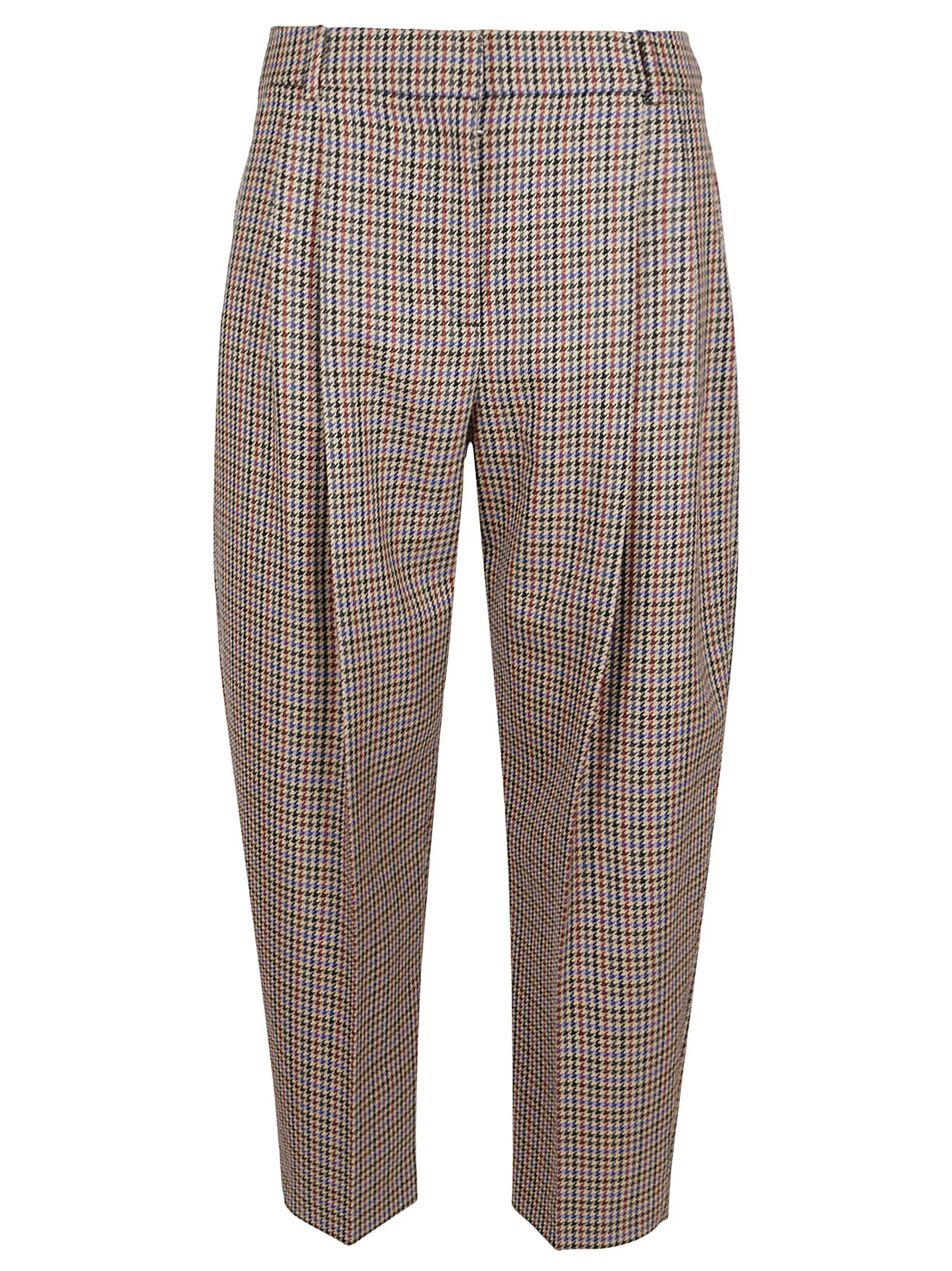 Stella McCartney Houndstooth Patterned Cropped Pants