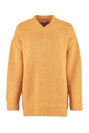 Stella McCartney Oversized V-Neck Sweater