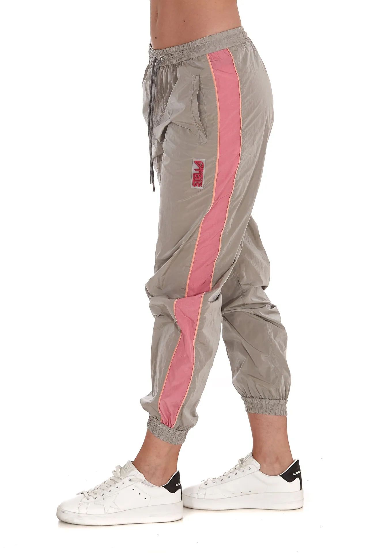 Stella McCartney Striped Drawstring Track Pants