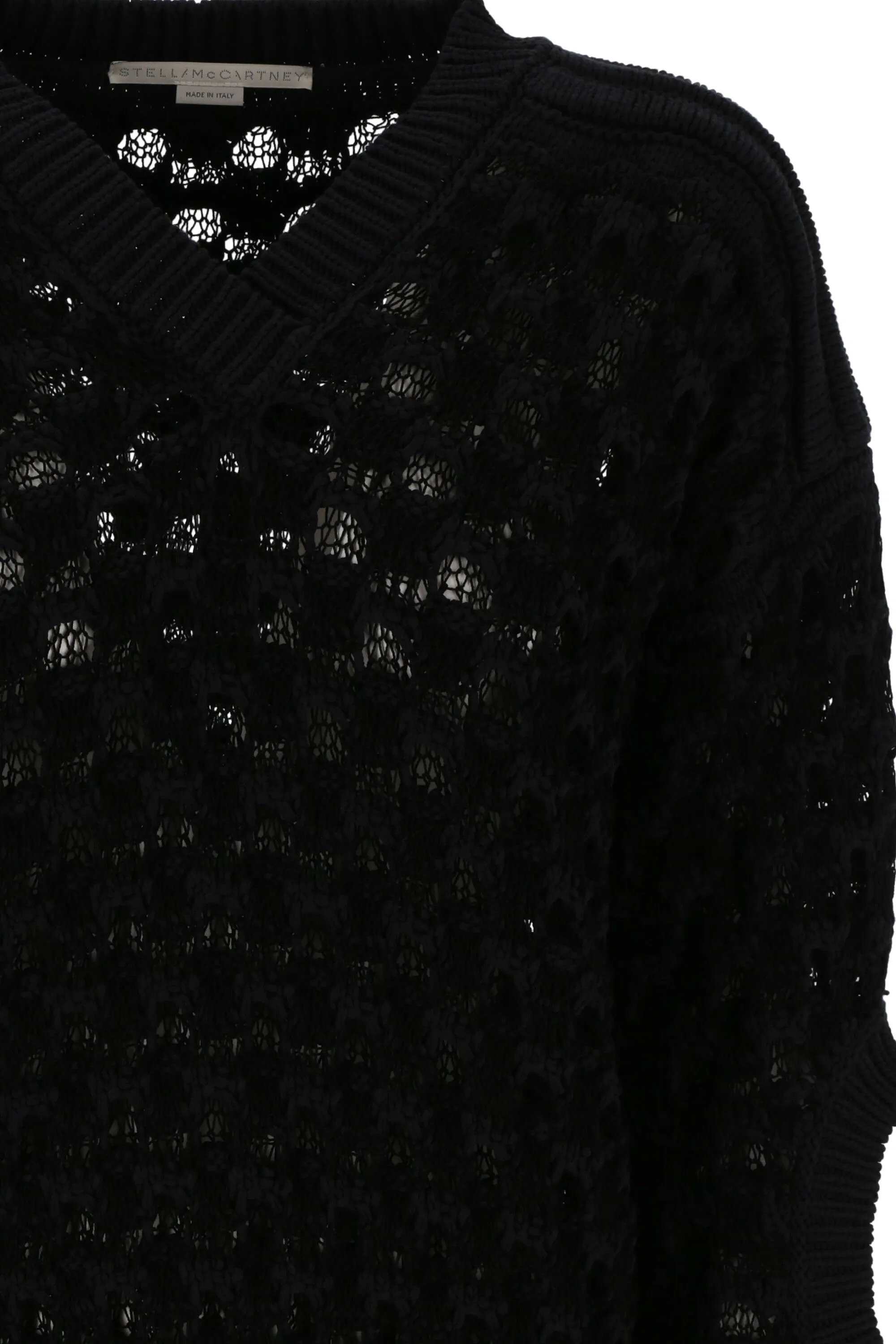 Stella McCartney Textured Mesh Knit Sweater