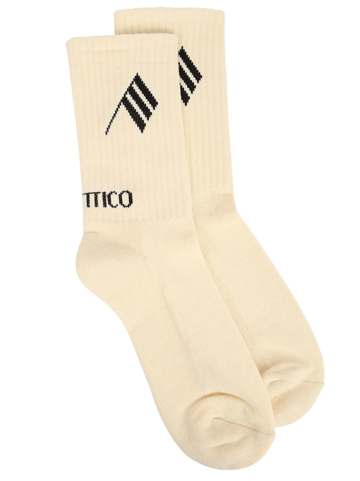 The Attico Logo Intarsia Short Socks