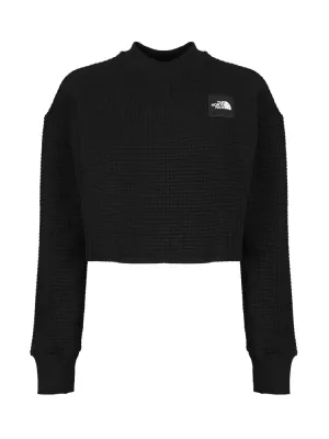 The North Face Logo-Patch Cropped Sweater
