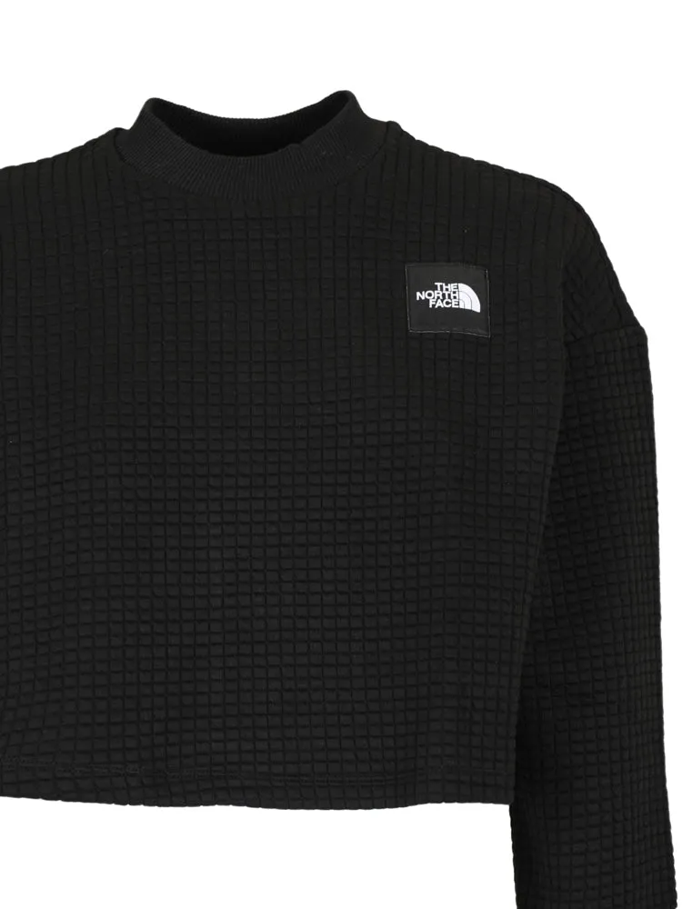 The North Face Logo-Patch Cropped Sweater