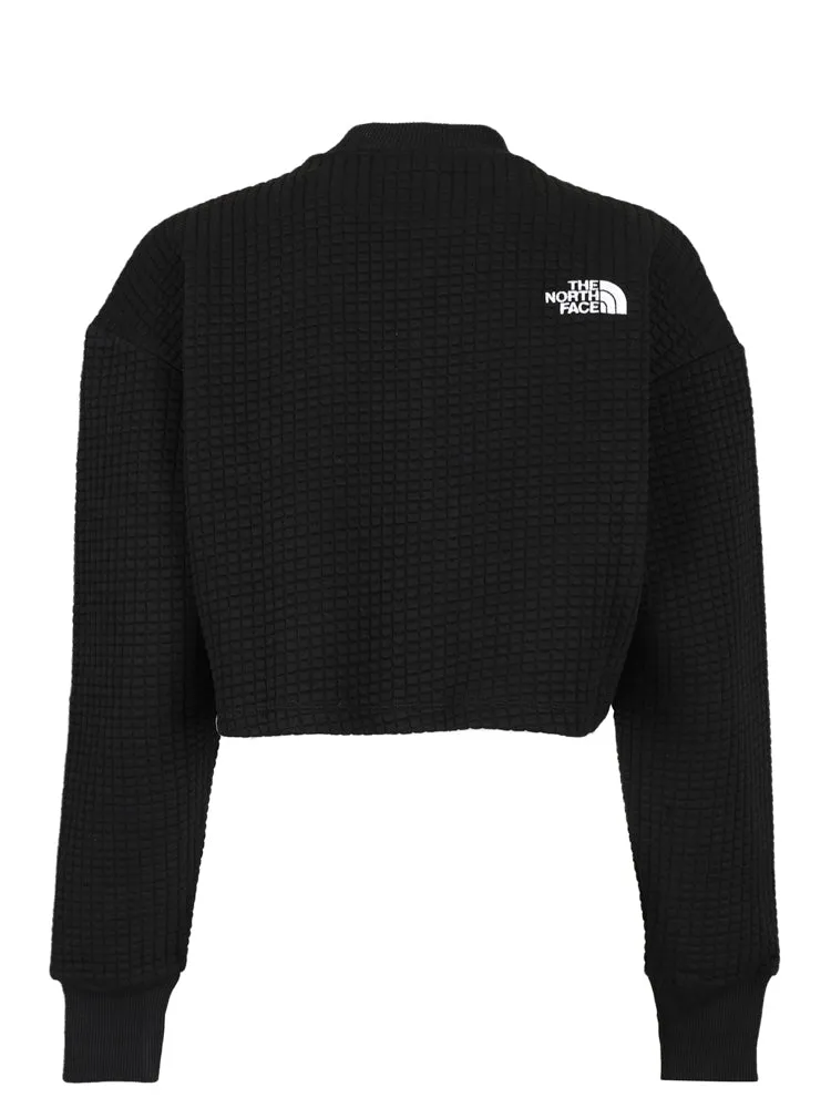 The North Face Logo-Patch Cropped Sweater