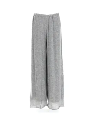 The Row High Waist Wide Leg Trousers