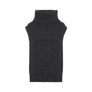 The Row Turtleneck Ribbed Knit Vest