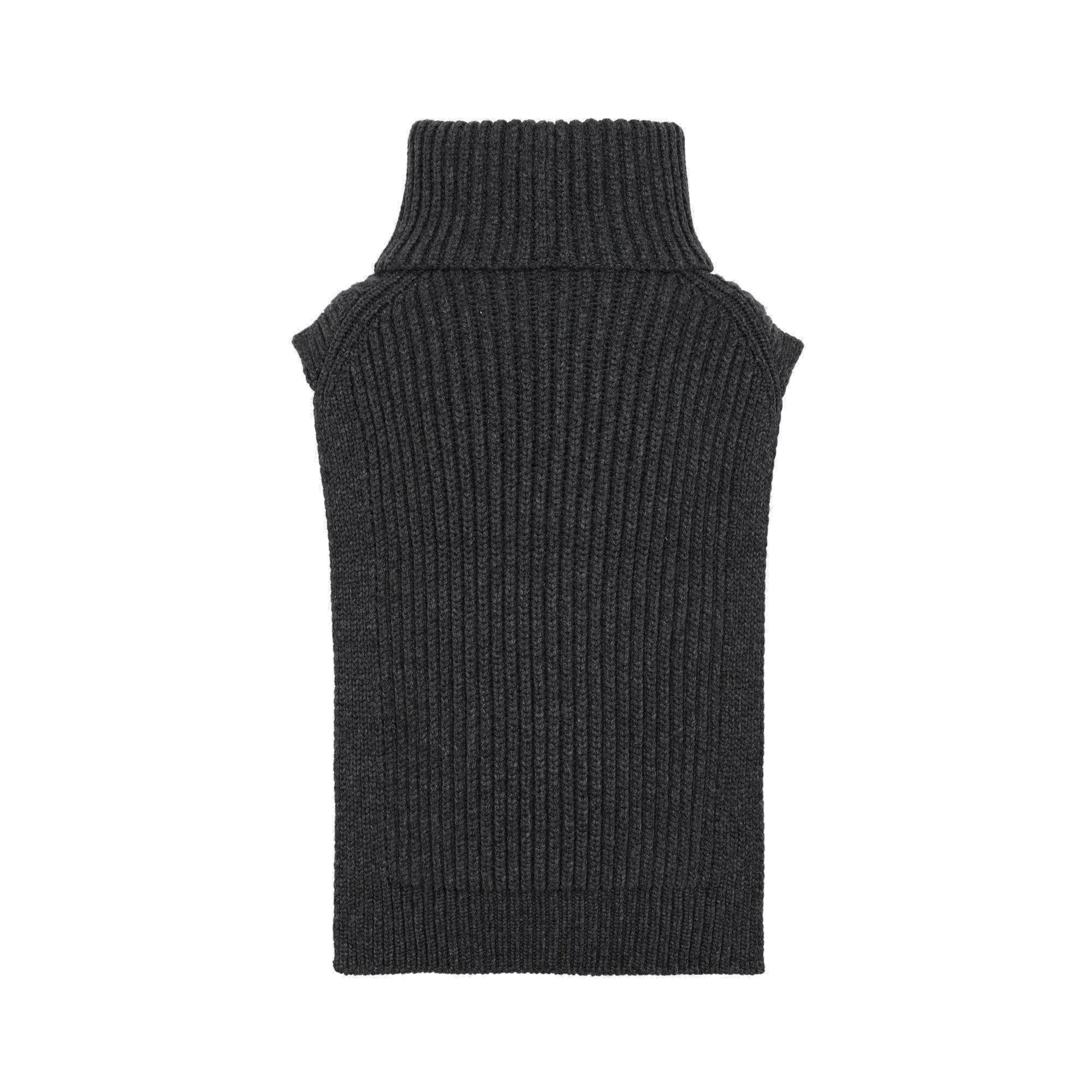 The Row Turtleneck Ribbed Knit Vest