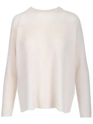 Theory Ribbed Knit Crewneck Sweater
