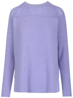 Theory Ribbed Knit Crewneck Sweater