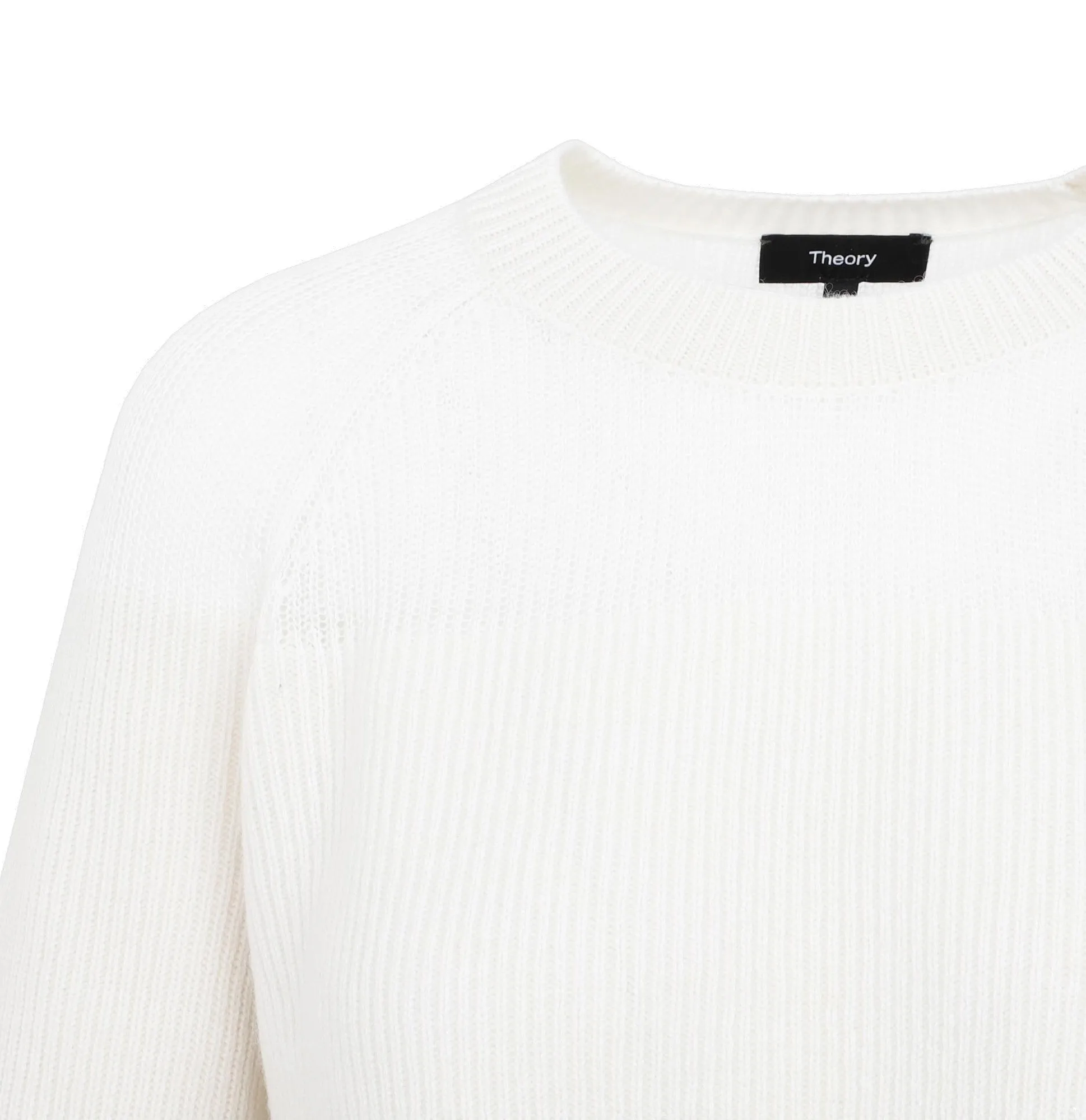 Theory Ribbed Knit Crewneck Sweater