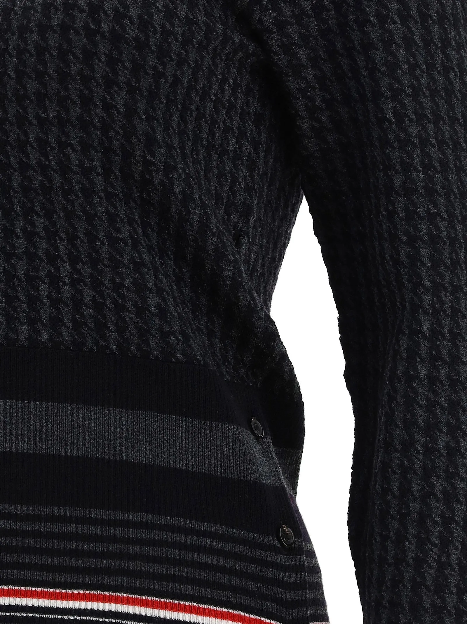 Thom Browne High-Neck Jacquard Sweater