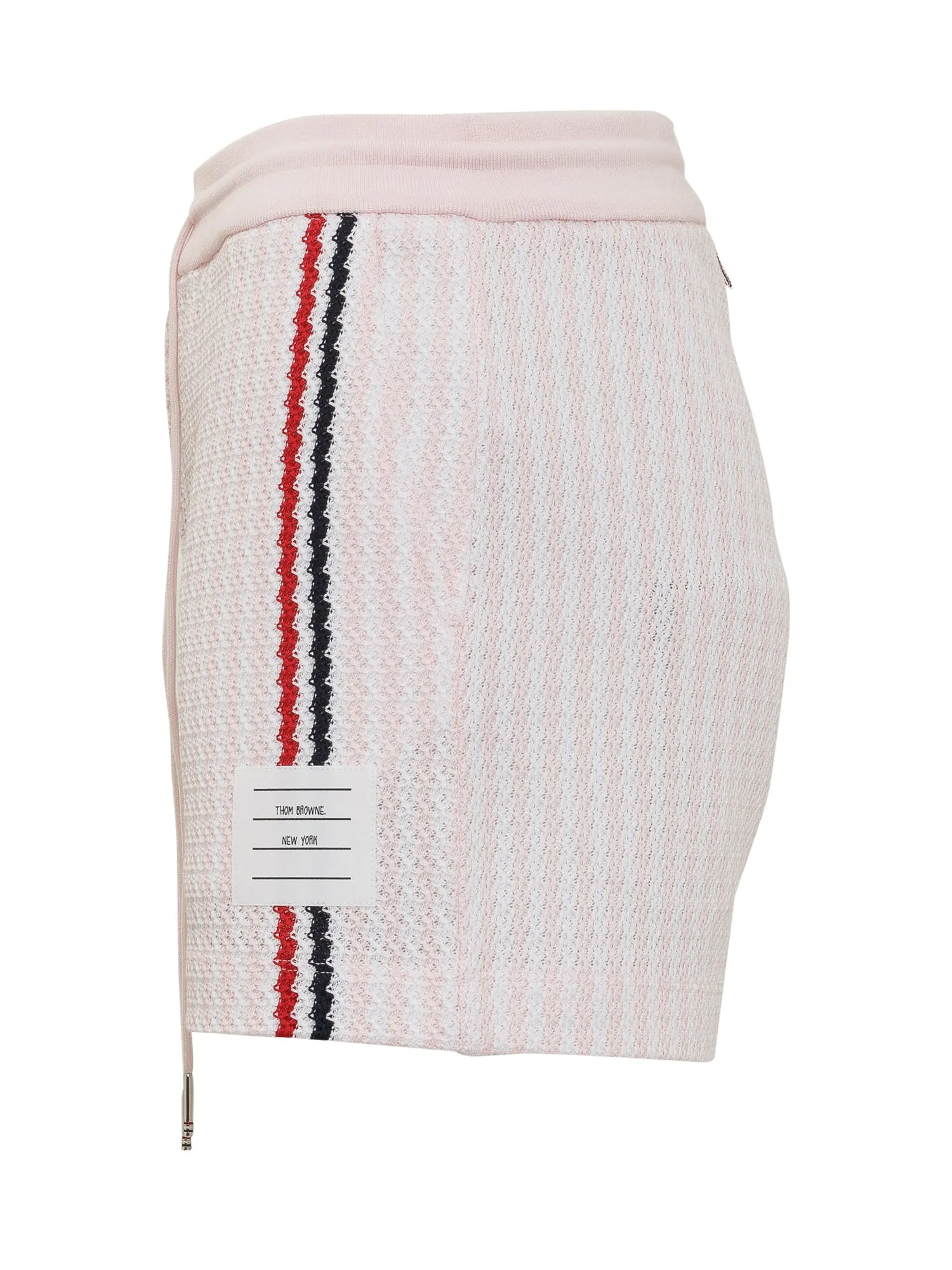 Thom Browne RWB Striped Drawstring Knit Shorts