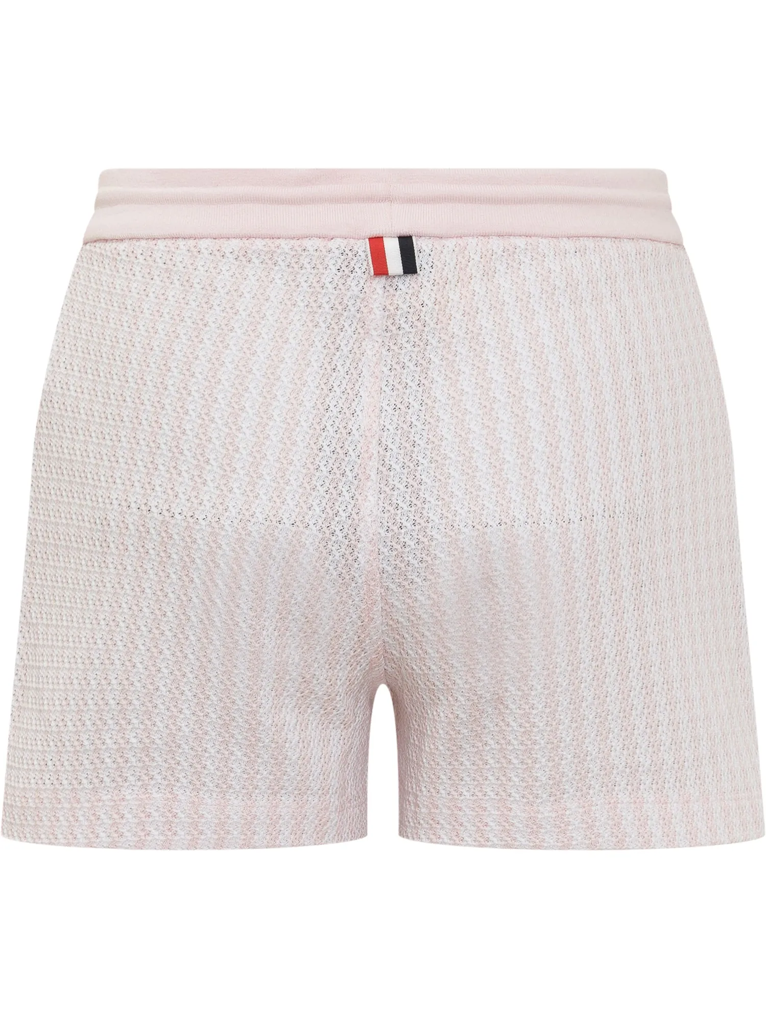 Thom Browne RWB Striped Drawstring Knit Shorts
