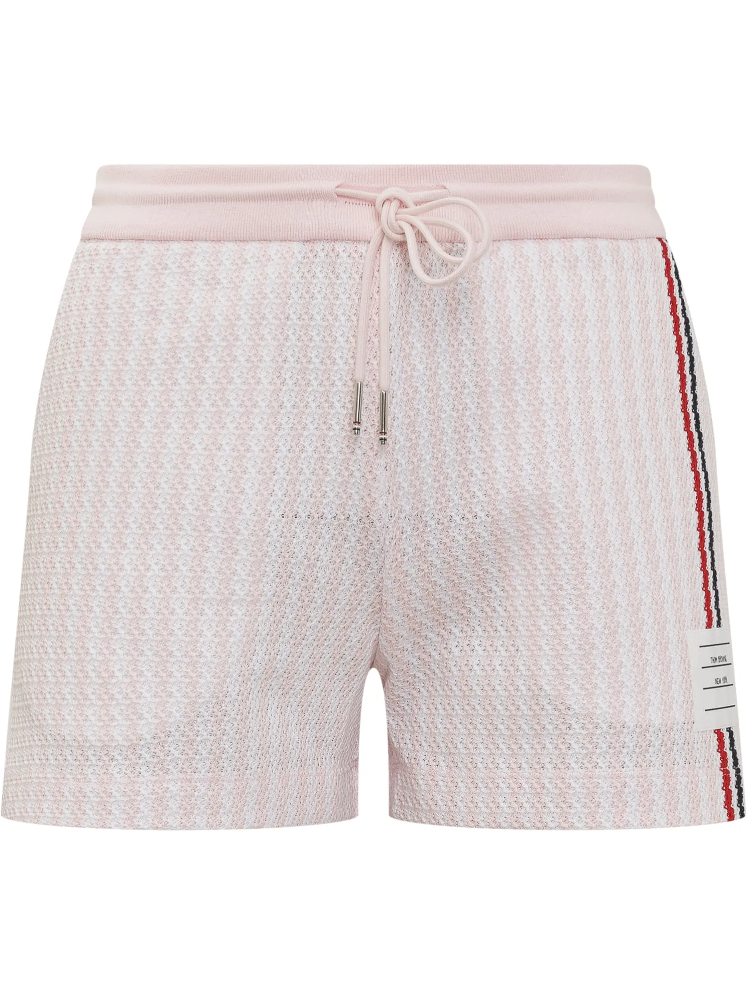 Thom Browne RWB Striped Drawstring Knit Shorts