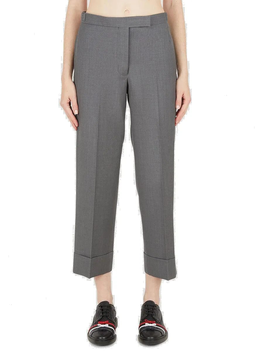 Thom Browne Tailored Cropped Pants