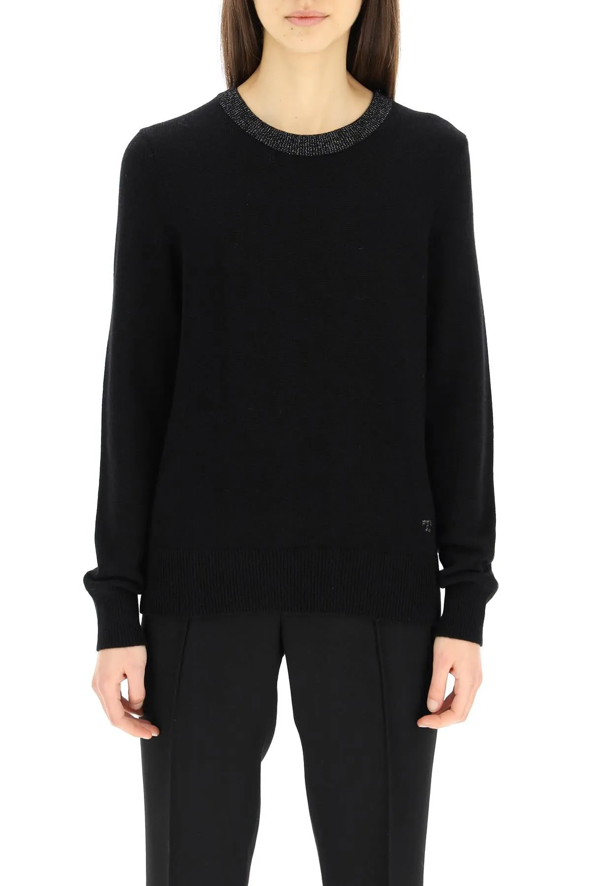 Tory Burch Elbow Patch Knit Jumper