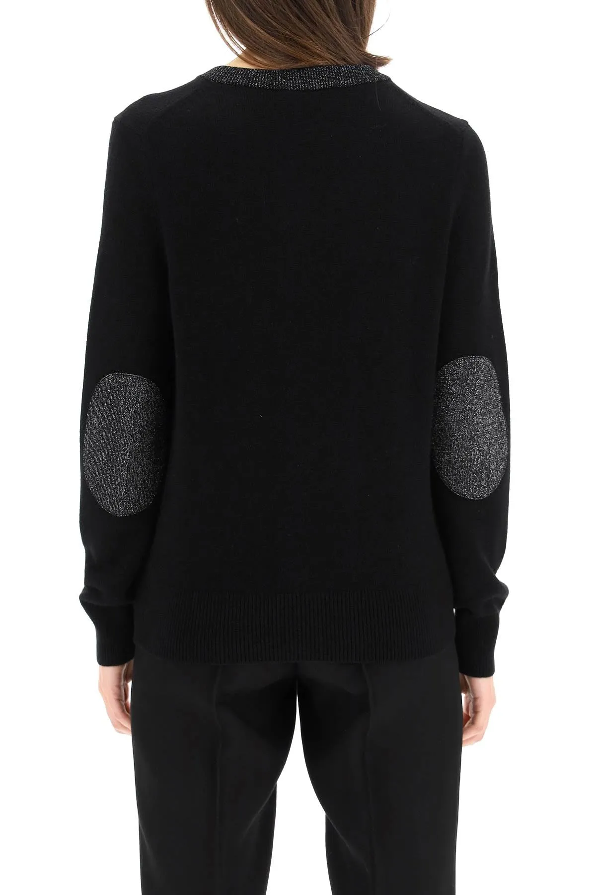 Tory Burch Elbow Patch Knit Jumper
