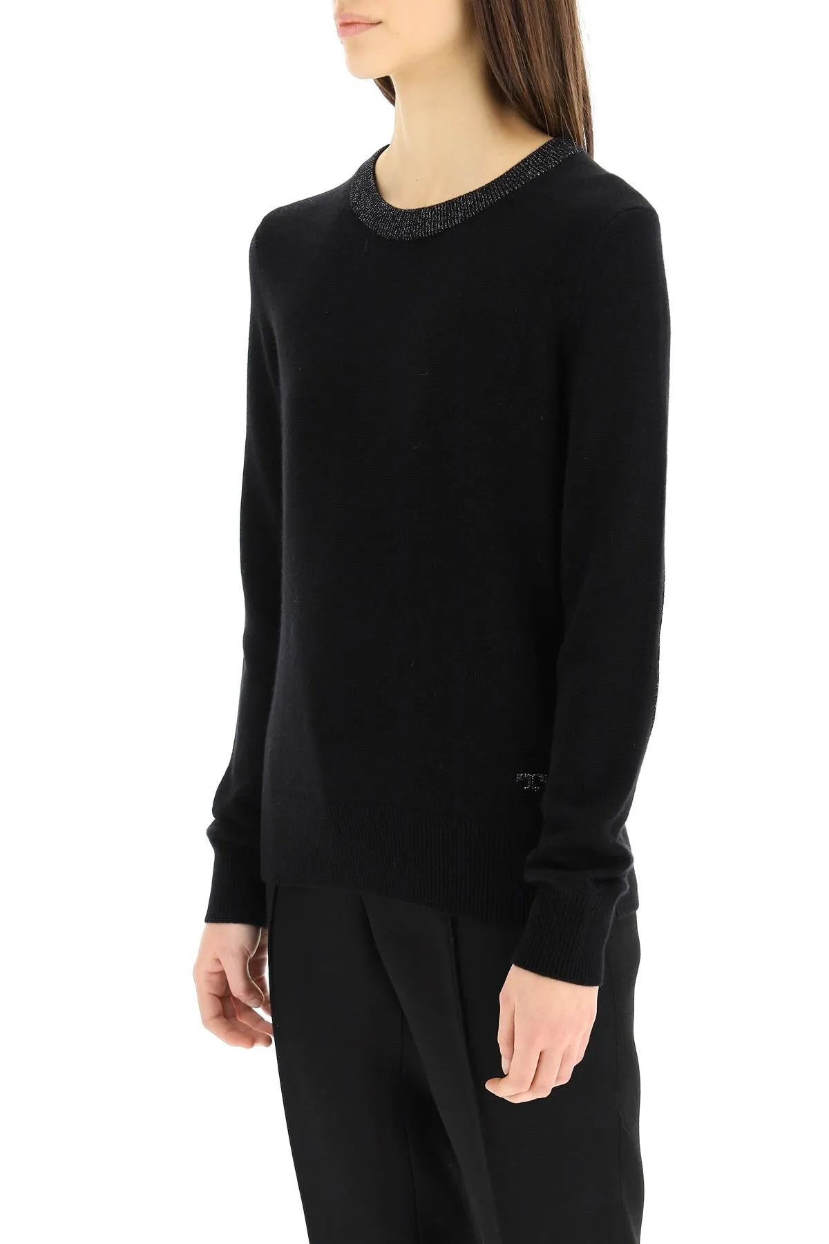 Tory Burch Elbow Patch Knit Jumper