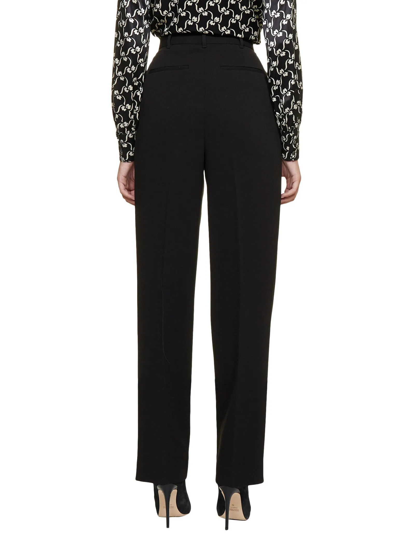 Tory Burch Front-Pleat Trousers