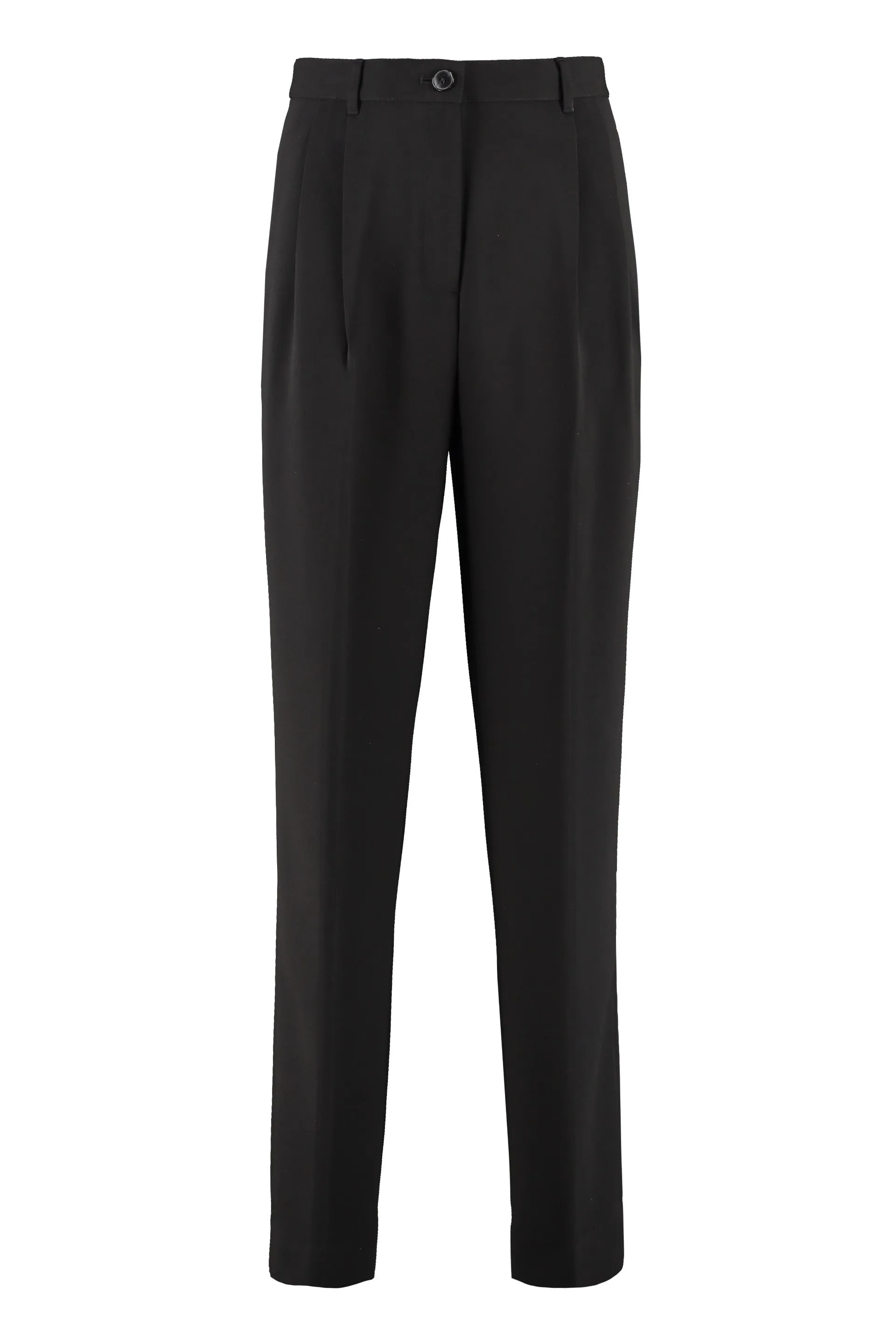 Tory Burch Front-Pleat Trousers