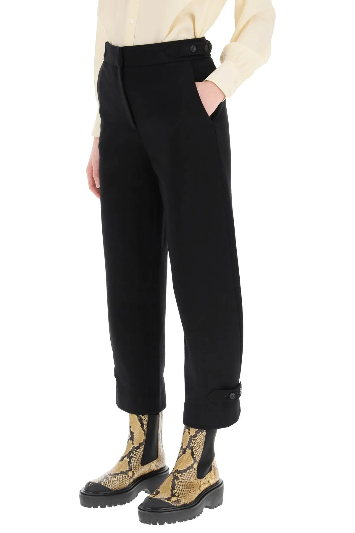Tory Burch Knit Cargo Trousers
