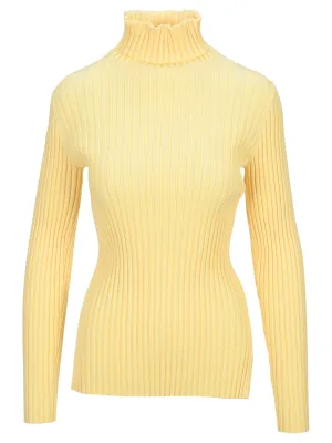 Tory Burch Turtleneck Rib Knit Jumper