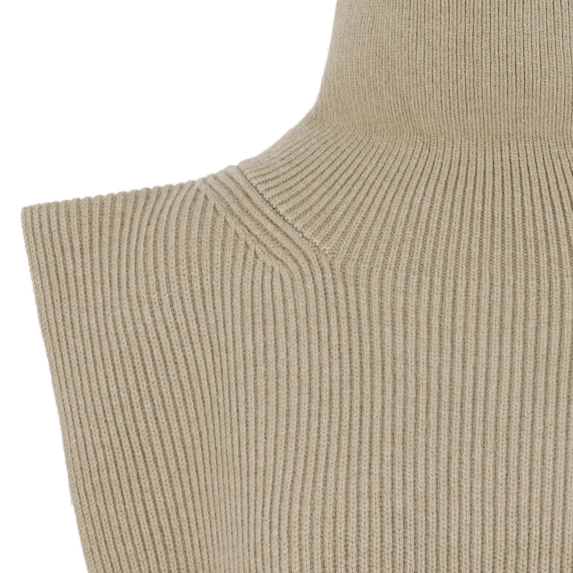 Totme High-Neck Ribbed Knit Top