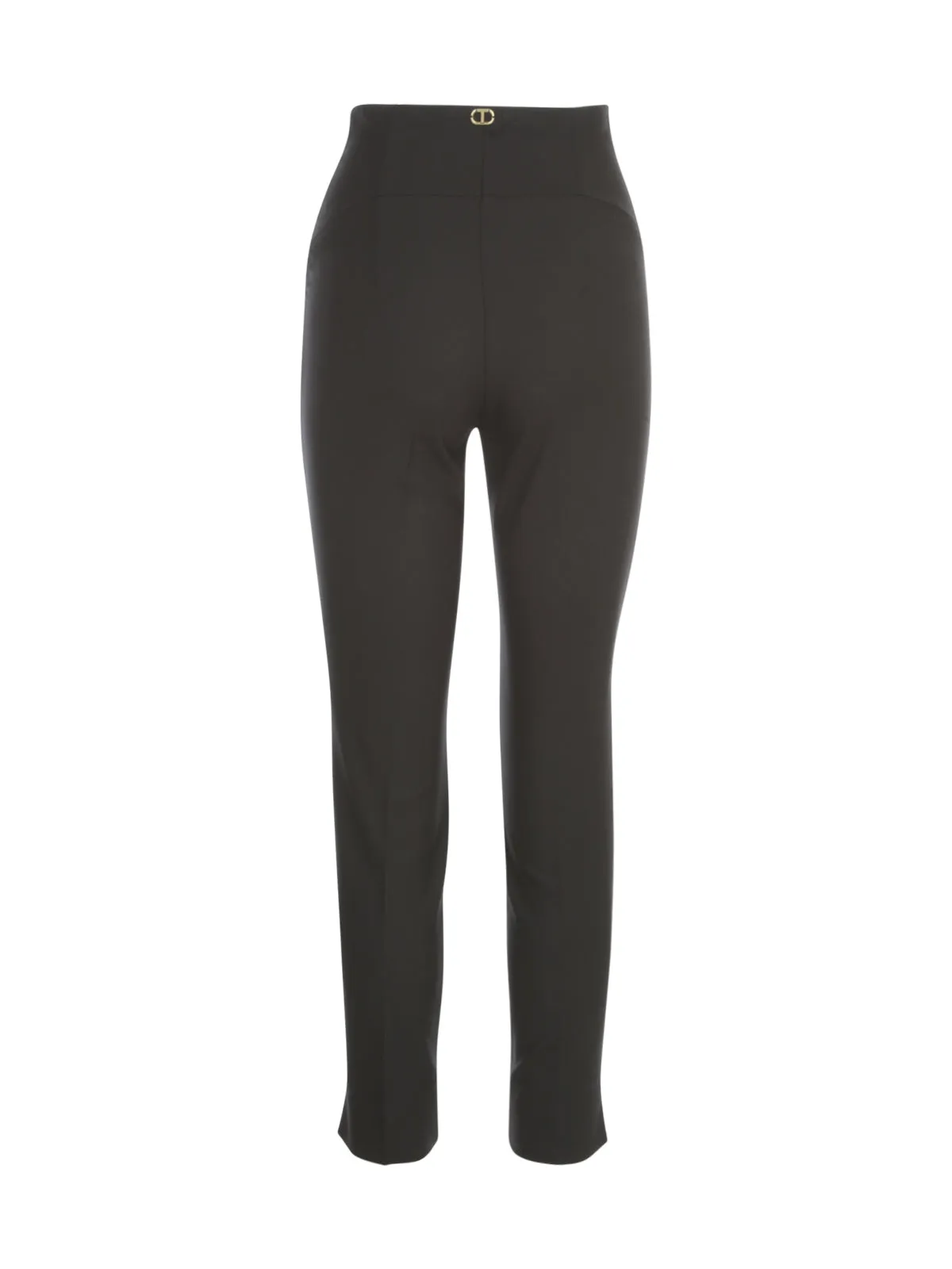TWINSET High-Rise Straight Leg Pants