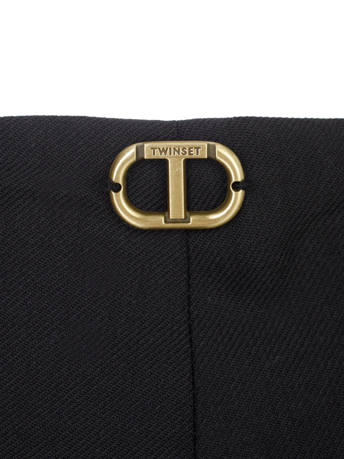 TWINSET High-Rise Straight Leg Pants