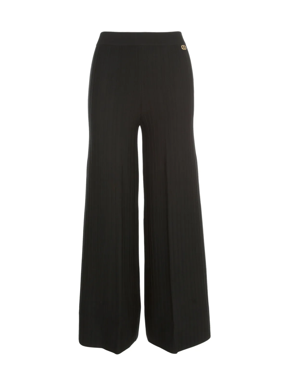 TWINSET Ribbed Wide-Leg Pants