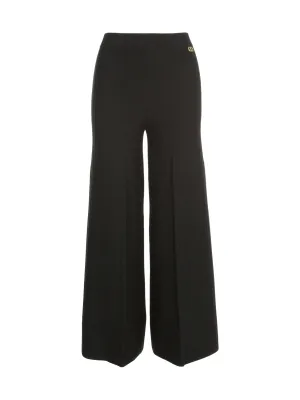 TWINSET Ribbed Wide-Leg Pants