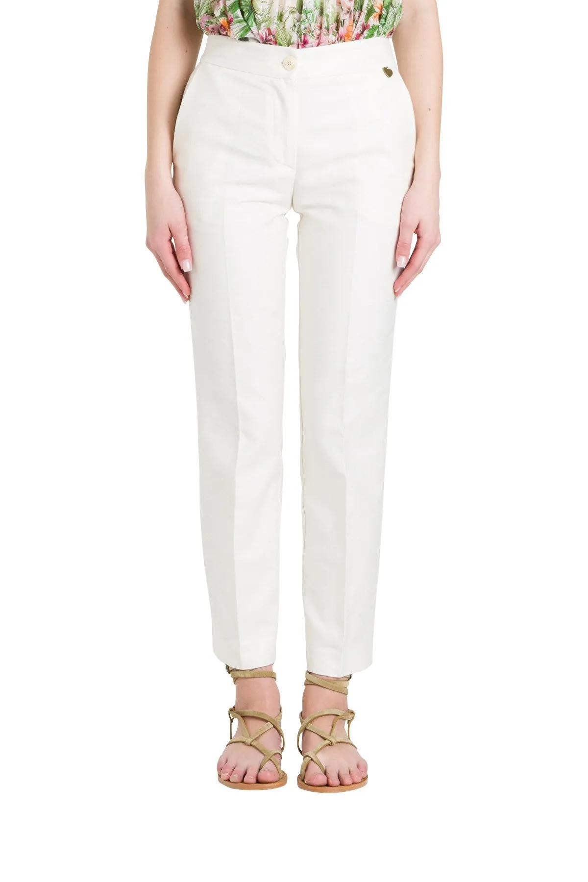 TWINSET Straight Leg Cigarette Pants