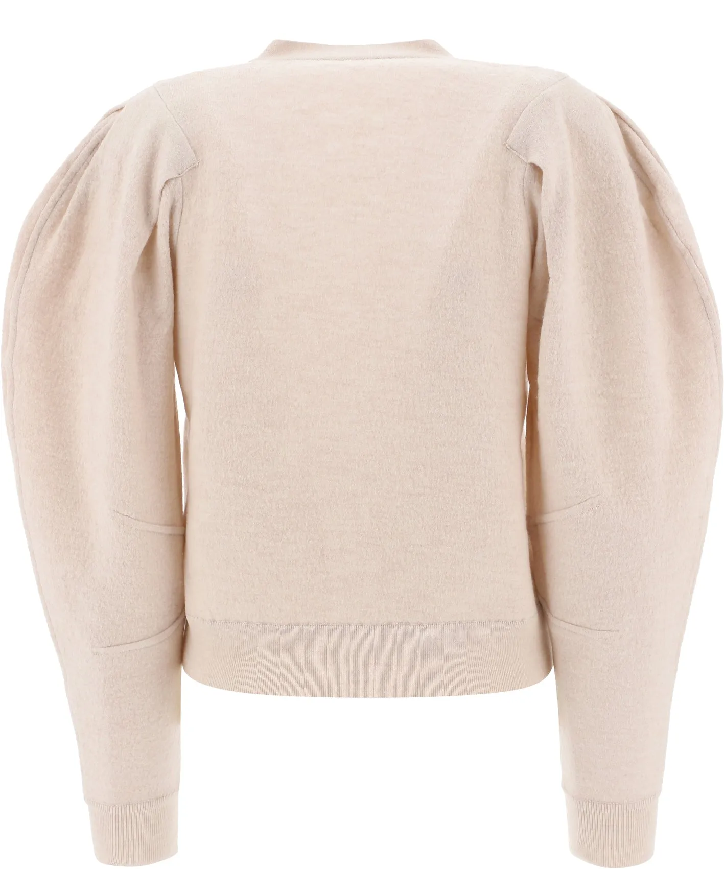 Ulla Johnson Puff-Sleeve Knit Cardigan