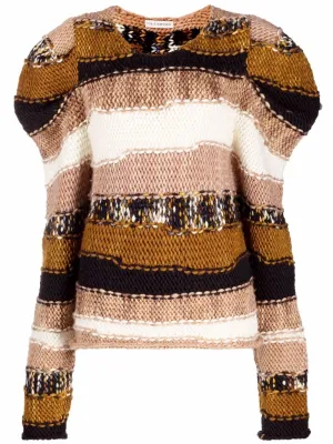 Ulla Johnson Violetta Striped Knit Jumper