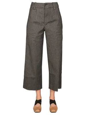 Uma Wang Pinstriped Cropped Pants